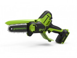 Цепная мини пила аккумуляторная GreenWorks G24MCS10 (2008207)