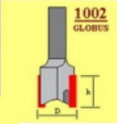 Фреза для окантовки GLOBUS 1002-18-20