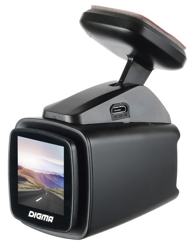 Видеорегистратор Digma FreeDrive 700 GW Magnetic black2.19Mpix, 1080x1920, 1080p, 150*,GPS