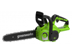 Цепная пила аккумуляторная GreenWorks G24CS25 (2007707)