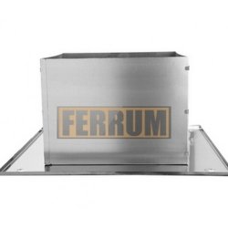 Разделка Феррум потолочная нержавеющая (430/0,5 мм), 600 ф200, составная