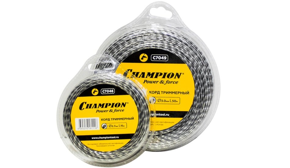 Корд триммерный Чемпион Tri-twist C7044